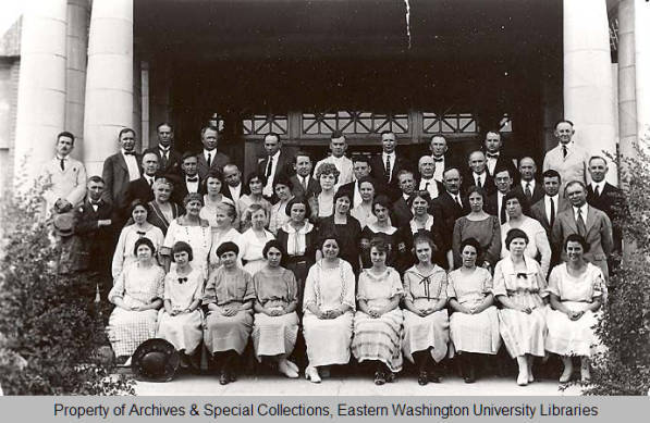 Faculty, Cheney State Normal School 1918