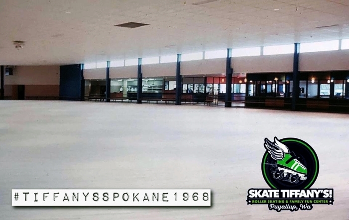 Tiffany's Skate Inn interior 1968