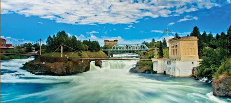 Spokane River Front Ca. 1974
