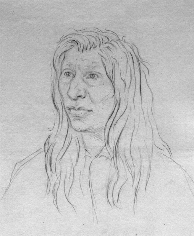 Drawing by Gustav Sohon (1855)