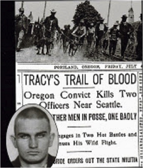 Tracy's trail of blood