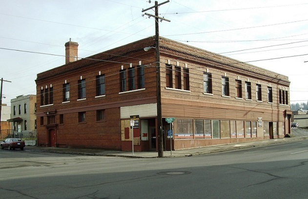 The Grotto Building, just around the corner on Pacific, was home to many favorite hangouts for the Spokane punk scene.