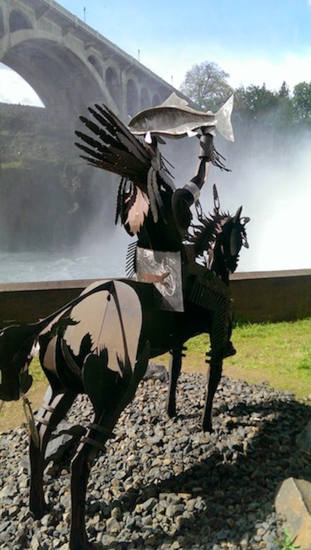 The Salmon Chief Statue
