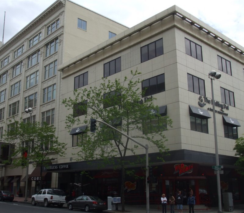 The Alexander Building, it was combined with the Crescent in 1949