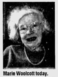 A photo of Marie Frances Woolcott taken in 1998.