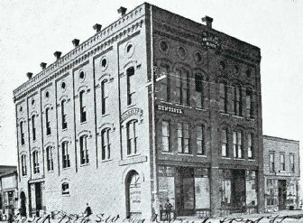 1887 Photo of The Falls City Opera House