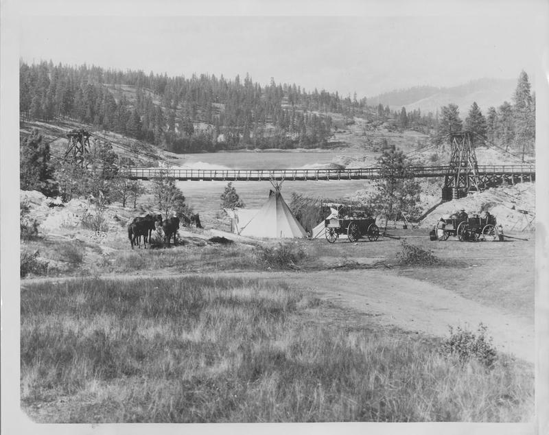 Indian Camp Near Kettle Falls