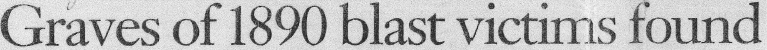Headline about Blast Victims