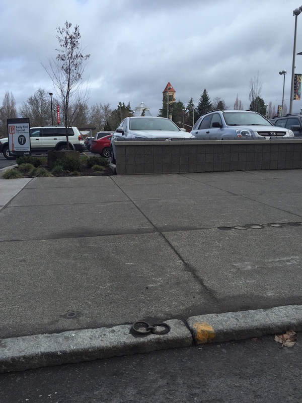 Horse rings on 505 W. Main Ave. in Spokane