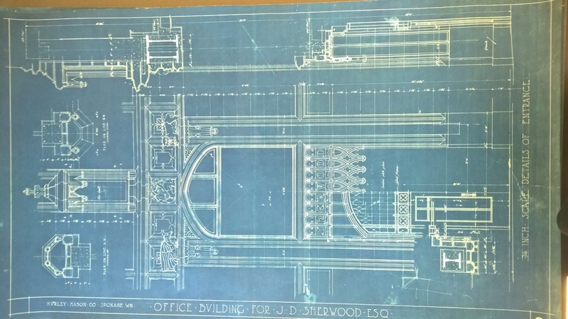 Blueprint for the Sherwood Building