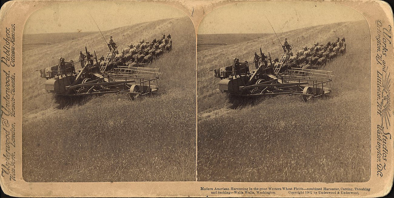 Horse-drawn Tractor, copyright 1902