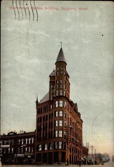 Postcard of Review Tower