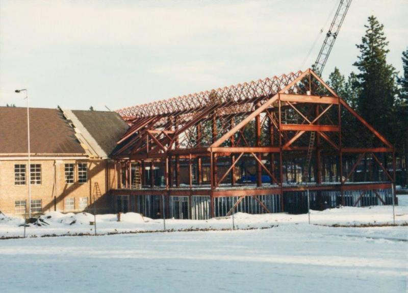 Cowles Library under Renovation