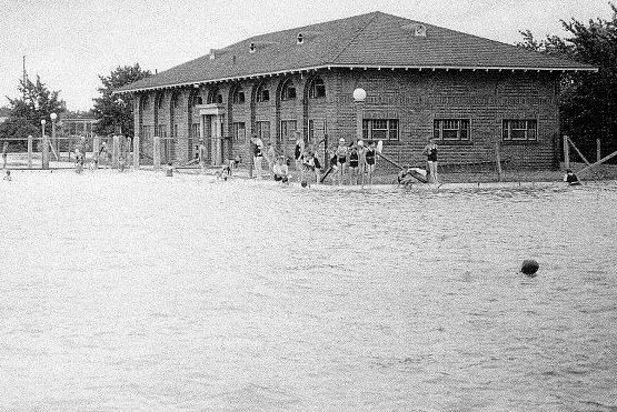 Swimmers at Spokane Public Bath House 1933