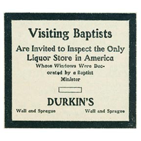Advertisement by Jimmie Durkin