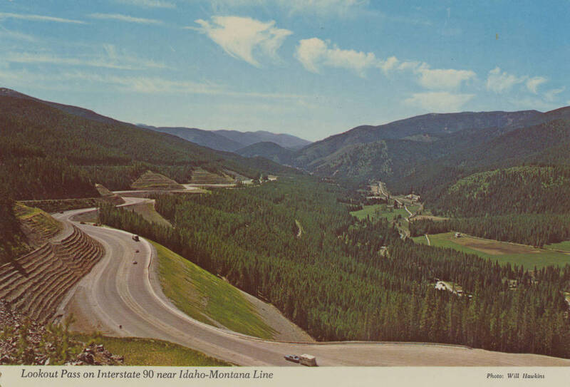Lookout Pass on Interstate 90 near Idaho-Montana Line.
