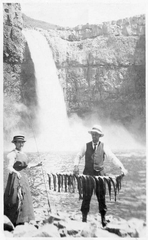 Fishing at the Falls, 1905