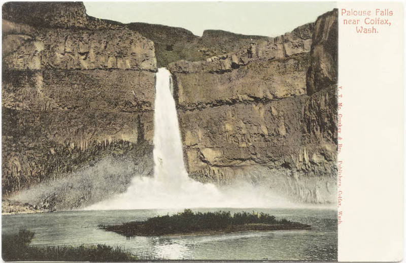 Palouse Falls Postcard, 1908