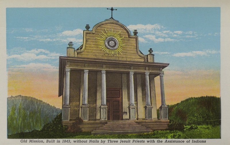 Cataldo Mission Postcard