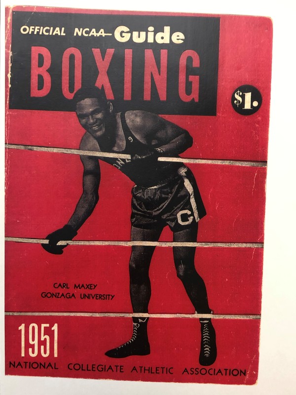 Cover of the 1951 NCAA Collegiate Boxing Magazine