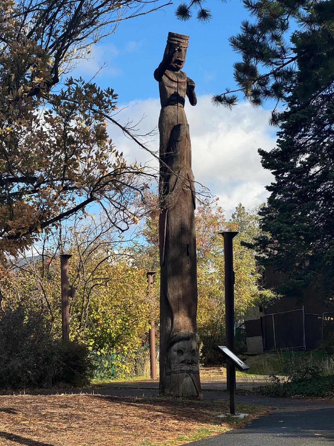 The Hamatsa Spirit Totem Pole