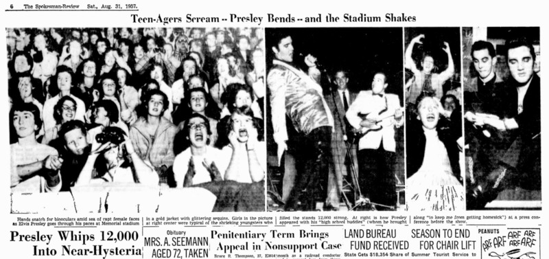 Presley Bends--And the Stadium Shakes