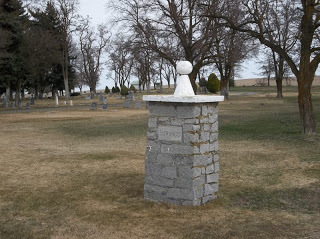 Entrance pillar of St. Francis cemetery