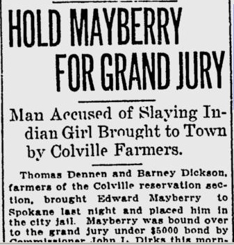 Hold Mayberry for Grand Jury