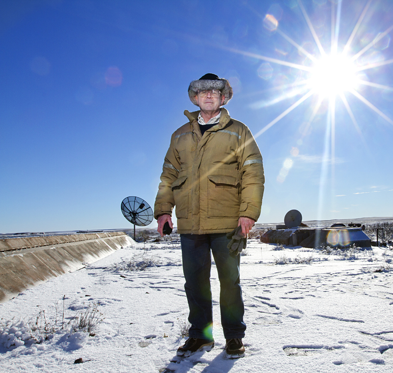 Peter Davenport outside of Atlas E Site 6