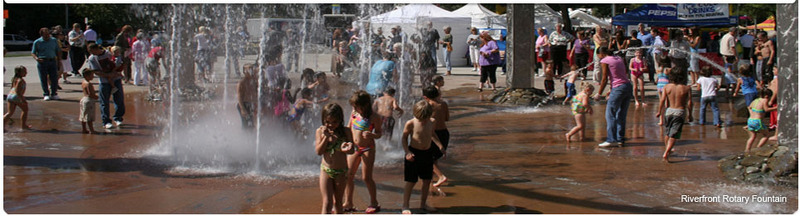 The Rotary Riverfront Fountain