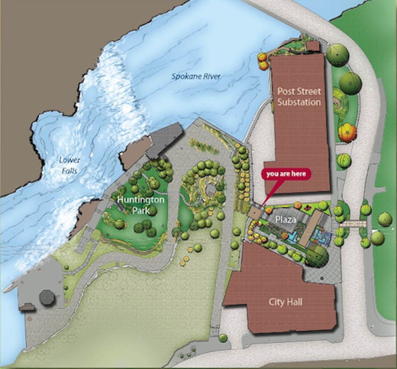 Map of Huntington Park & City Plaza